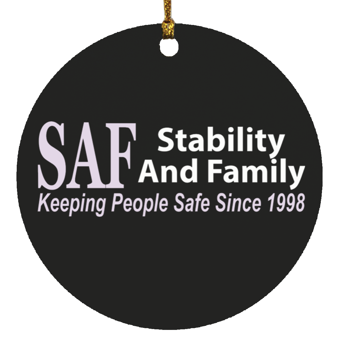 SAF - Circle Ornament