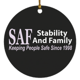 SAF - Circle Ornament