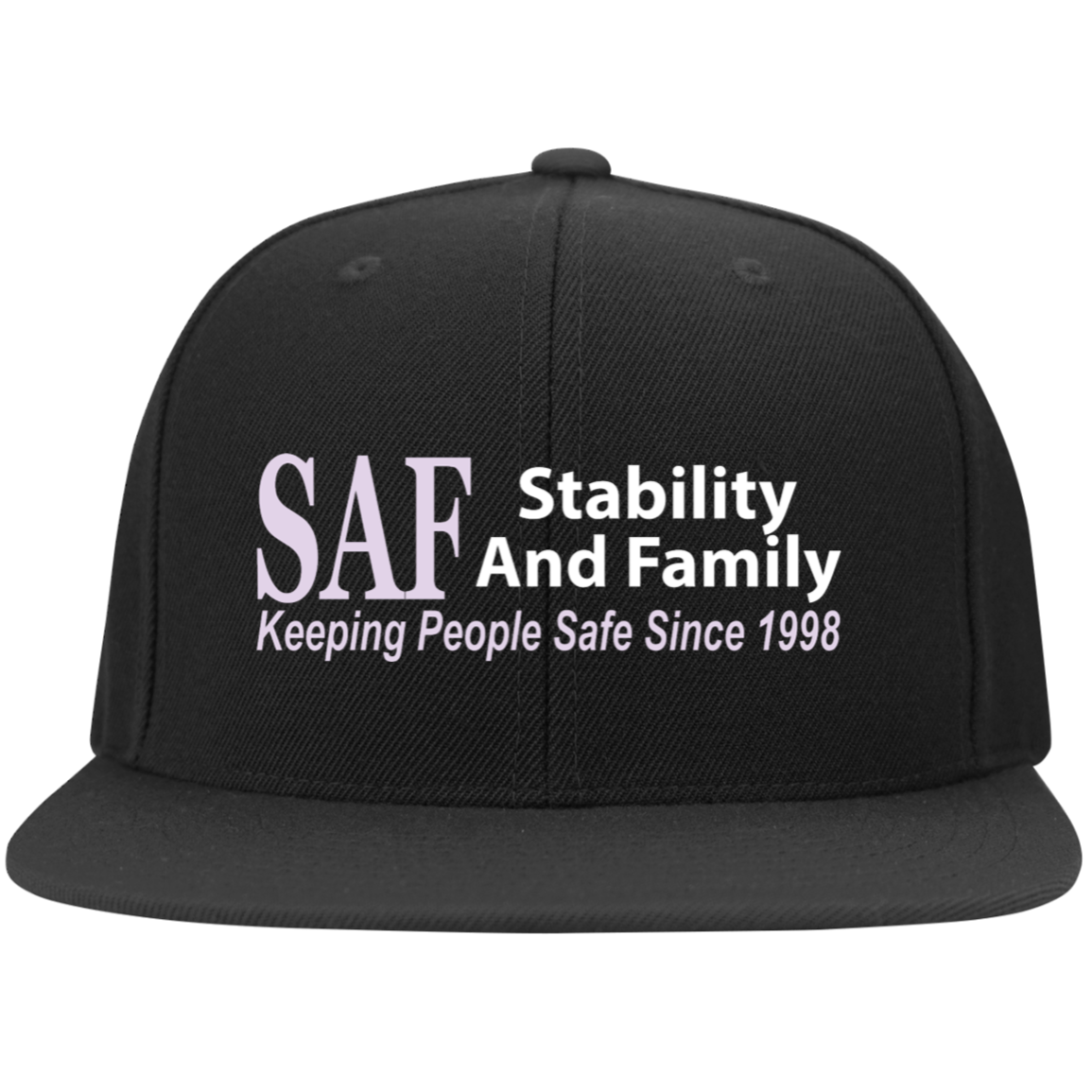 SAF - Flat Bill Twill Flexfit Cap