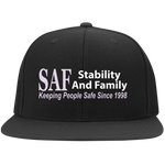 SAF - Flat Bill Twill Flexfit Cap