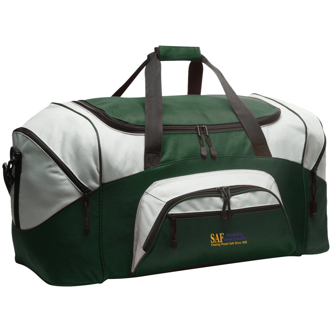 SAF - Embroidered Sport Duffel