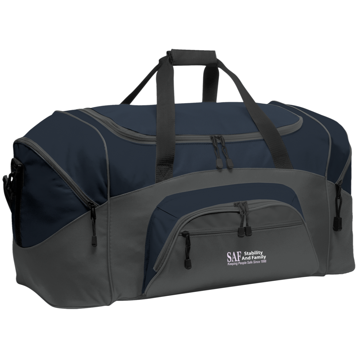 SAF - Embroidered Sport Duffel