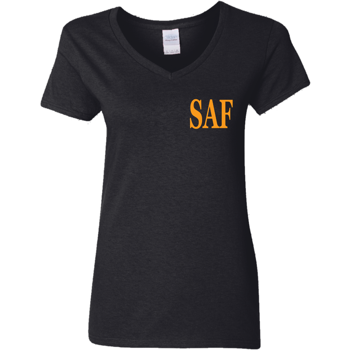SAF - Ladies' 5.3 oz. V-Neck T-Shirt