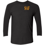 SAF - Tri-Blend 3/4 Sleeve Raglan T-Shirt