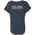 SAF - Ladies' Triblend Dolman Sleeve