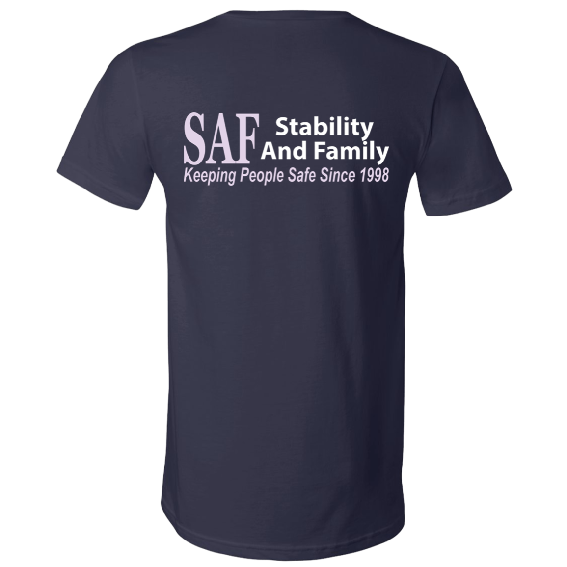 SAF - Unisex Jersey SS V-Neck T-Shirt