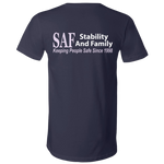 SAF - Unisex Jersey SS V-Neck T-Shirt