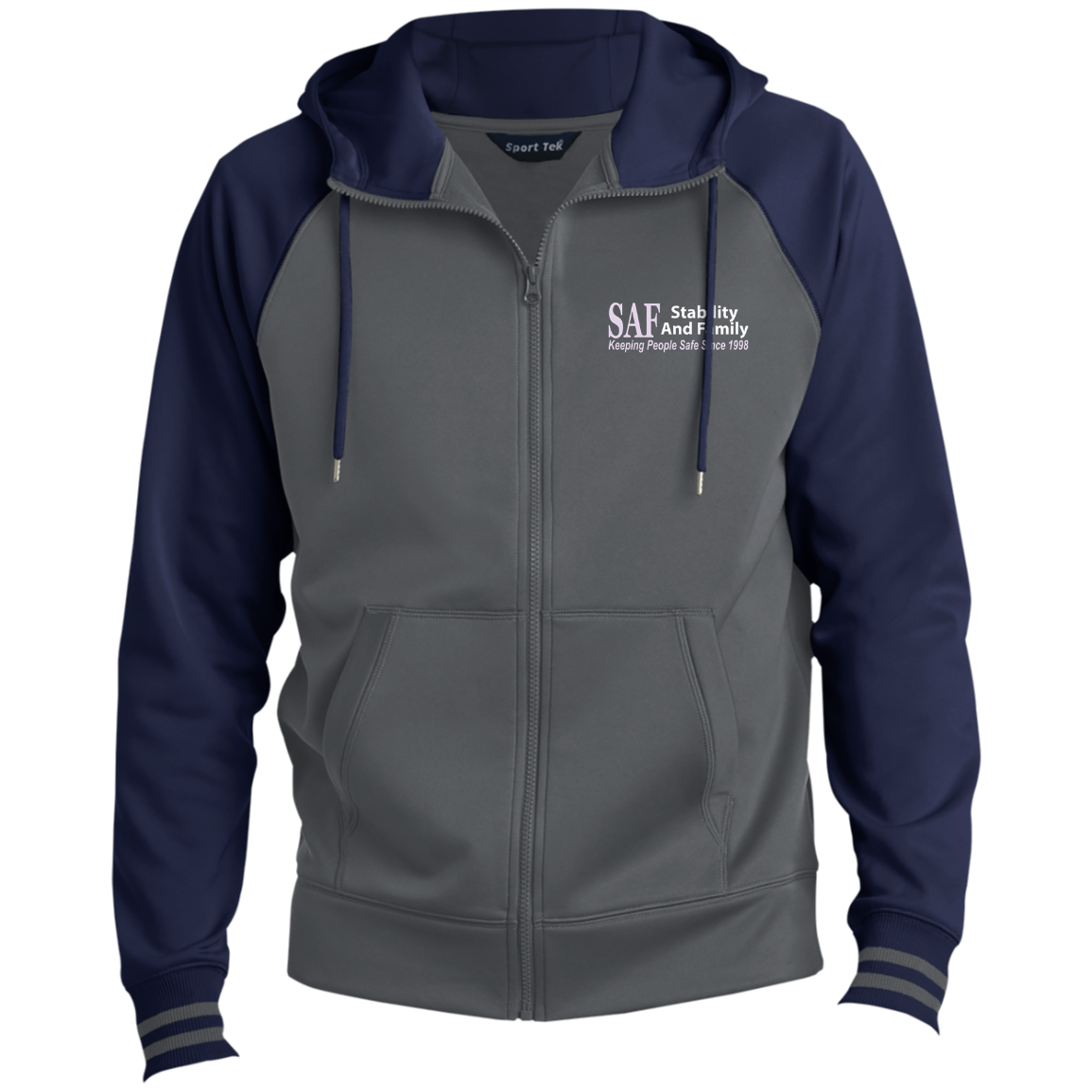 SAF - Men's Sport-Wick® Full-Zip Hooded Jacket