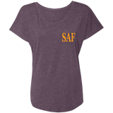 SAF - Ladies' Triblend Dolman Sleeve