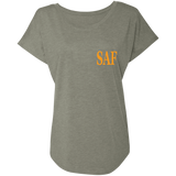 SAF - Ladies' Triblend Dolman Sleeve