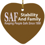 SAF - Heart Ornament