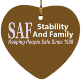 SAF - Heart Ornament