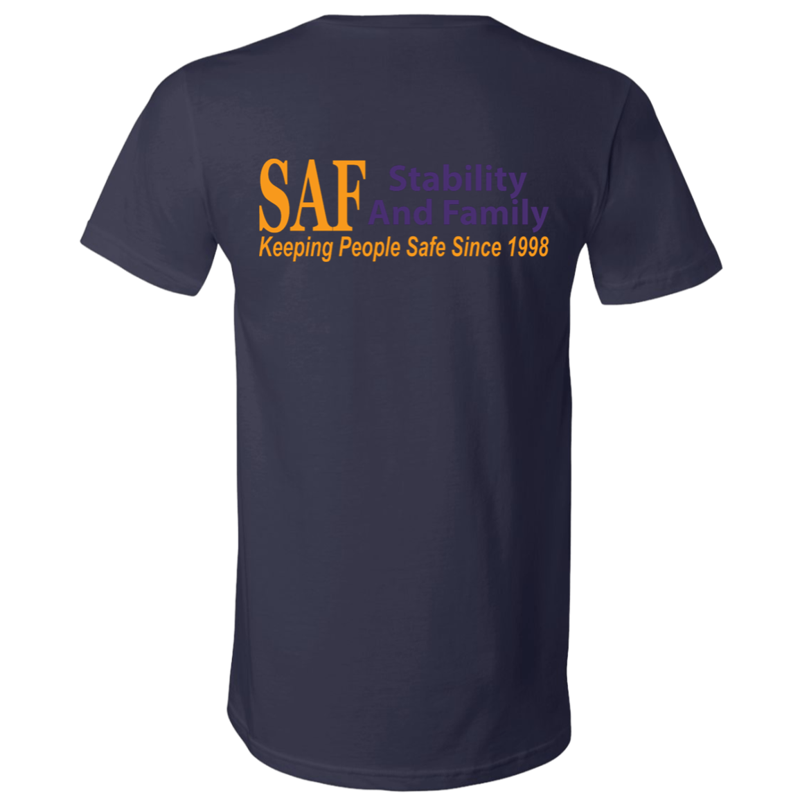 SAF - Unisex Jersey SS V-Neck T-Shirt