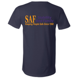SAF - Unisex Jersey SS V-Neck T-Shirt