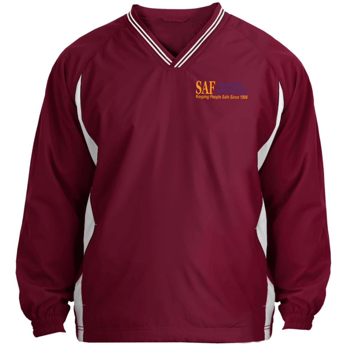 SAF - Tipped V-Neck Windshirt