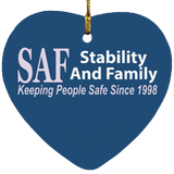SAF - Heart Ornament