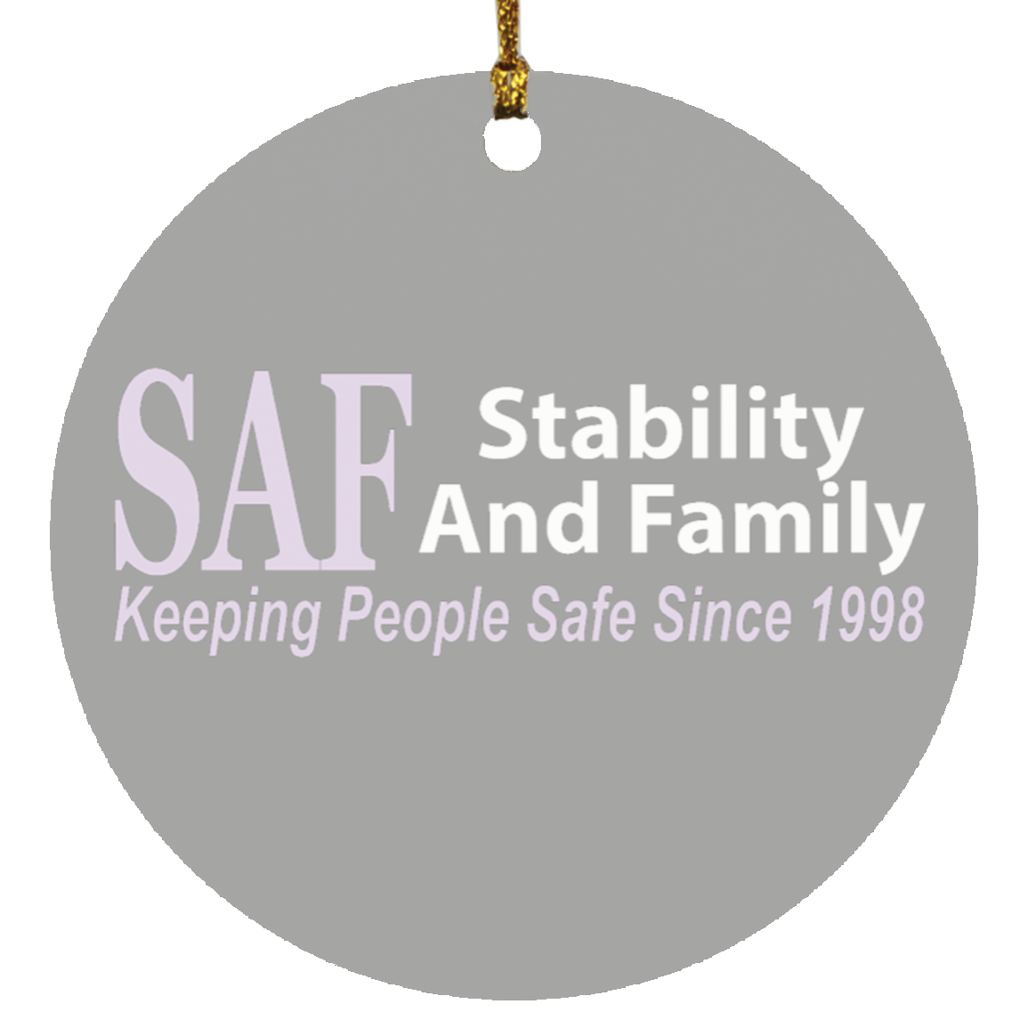 SAF - Circle Ornament
