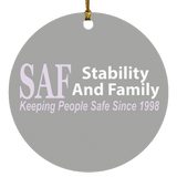 SAF - Circle Ornament