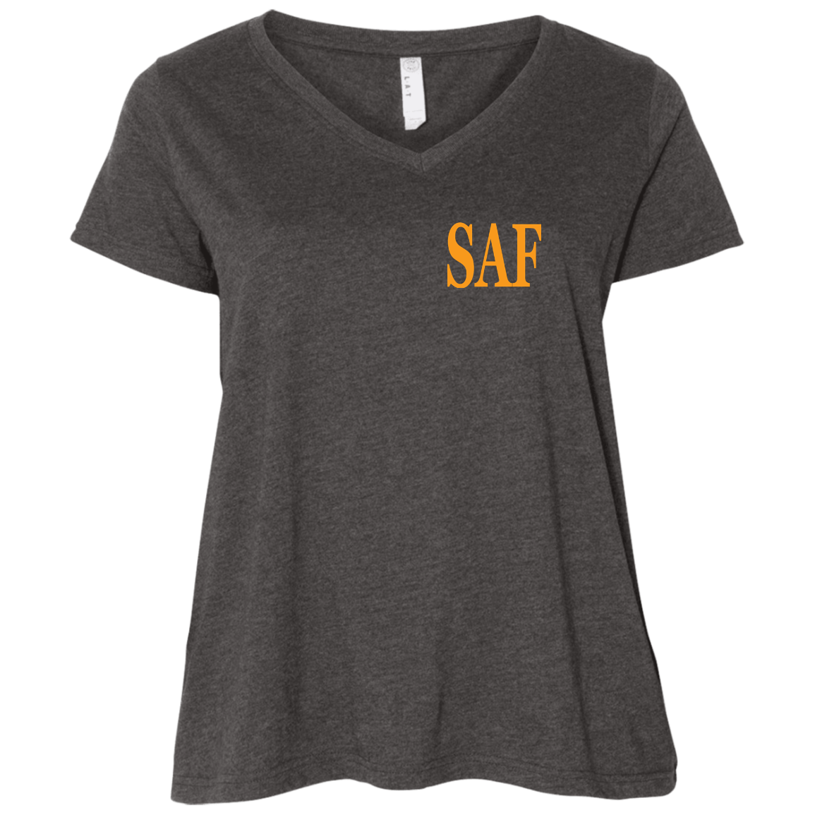 SAF - Ladies' Curvy V-Neck T-Shirt