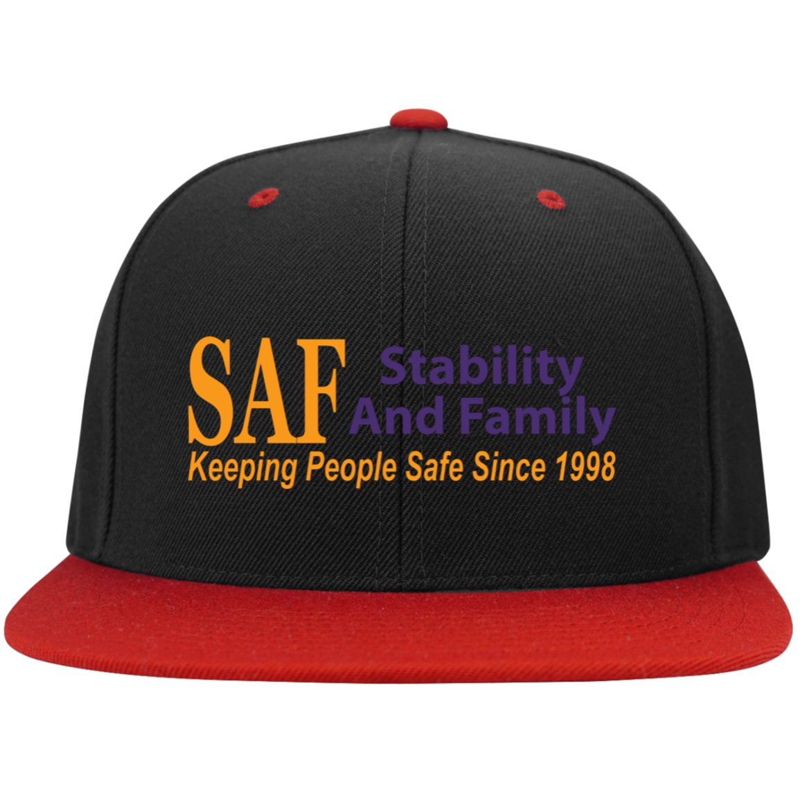 SAF - Flat Bill High-Profile Snapback Hat