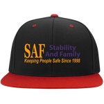 SAF - Flat Bill High-Profile Snapback Hat