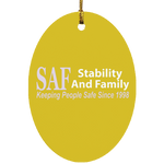 SAF - Oval Ornament