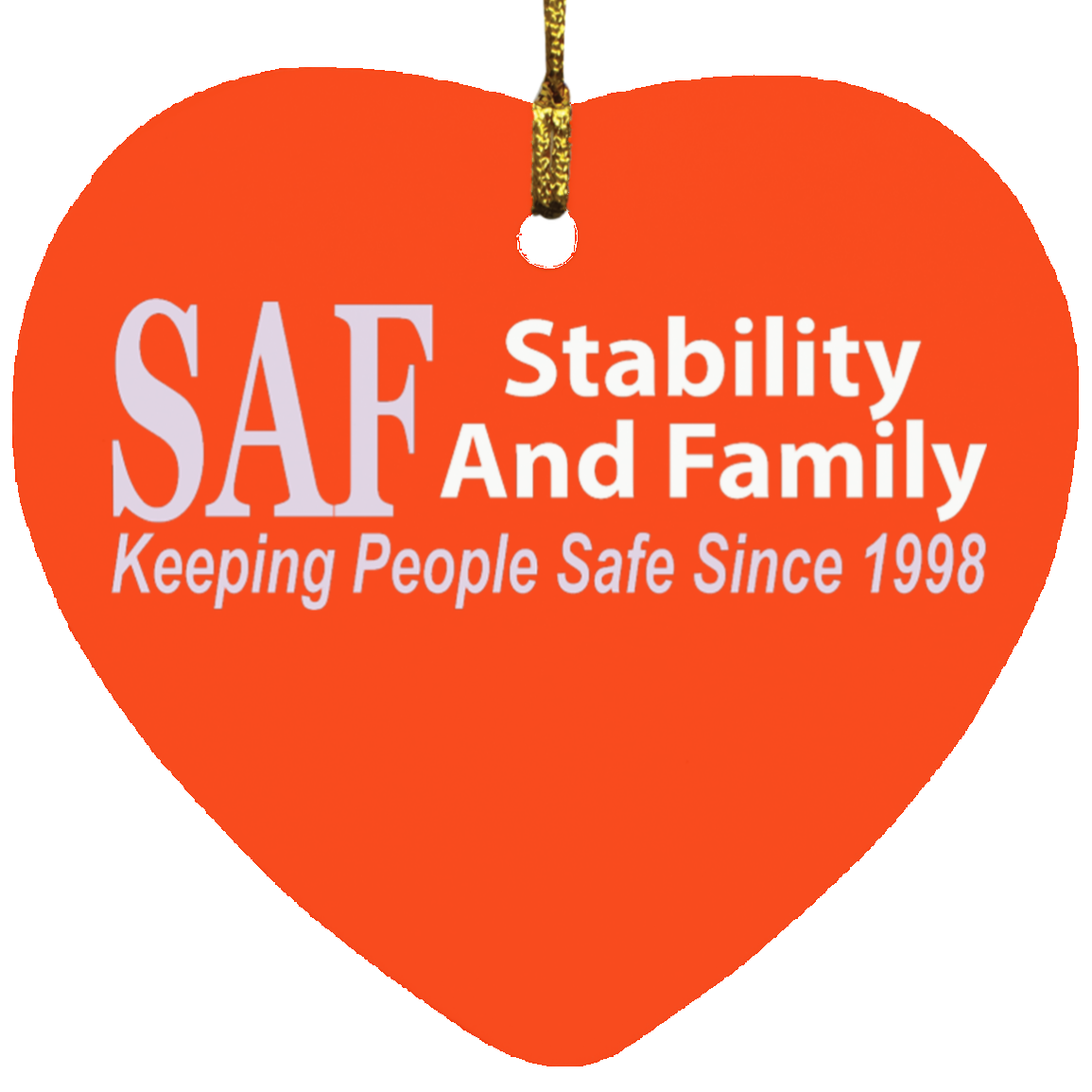 SAF - Heart Ornament