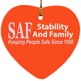 SAF - Heart Ornament