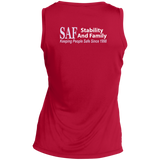 SAF - Ladies' Sleeveless V-Neck Performance Tee