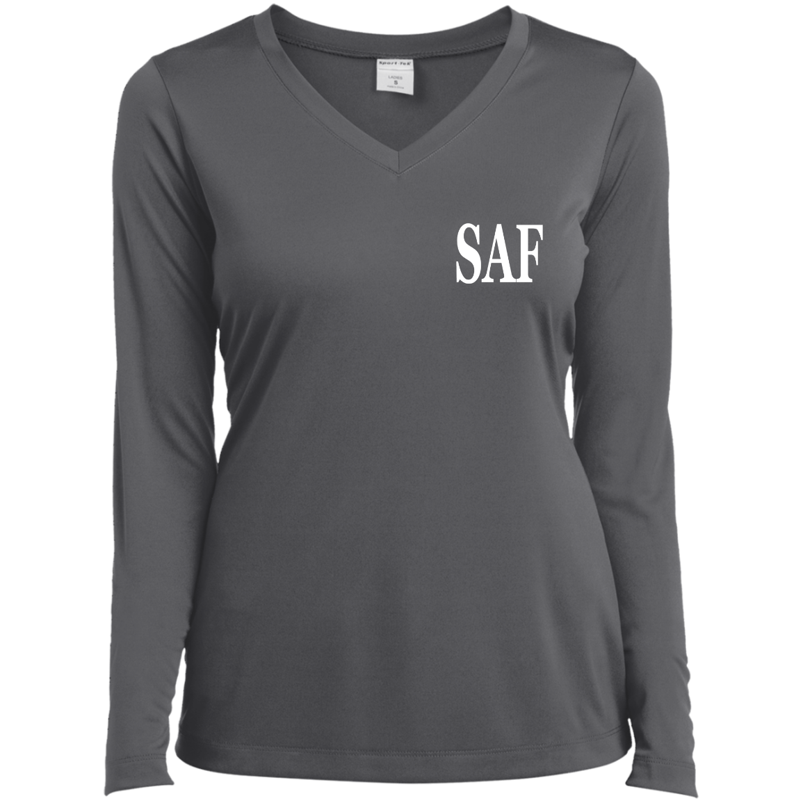SAF - Ladies’ Long Sleeve Performance V-Neck Tee