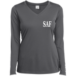 SAF - Ladies’ Long Sleeve Performance V-Neck Tee
