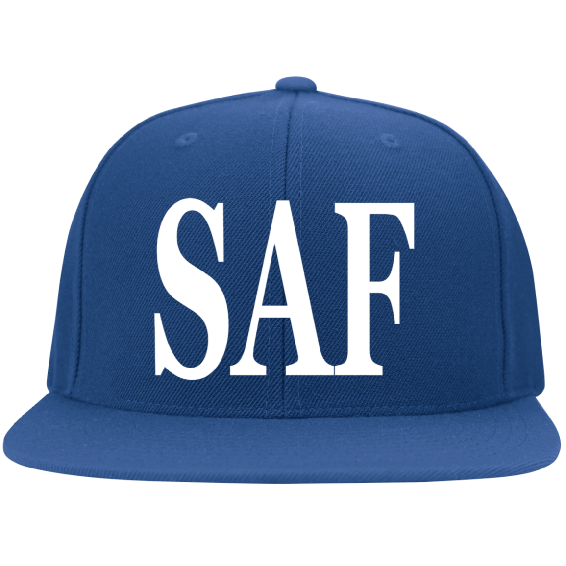 SAF - Flat Bill Twill Flexfit Cap