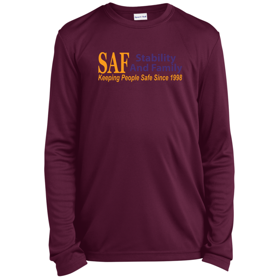SAF - Youth Long Sleeve Performance Tee