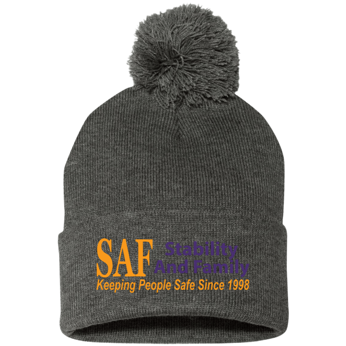 SAF - Pom Pom Knit Cap