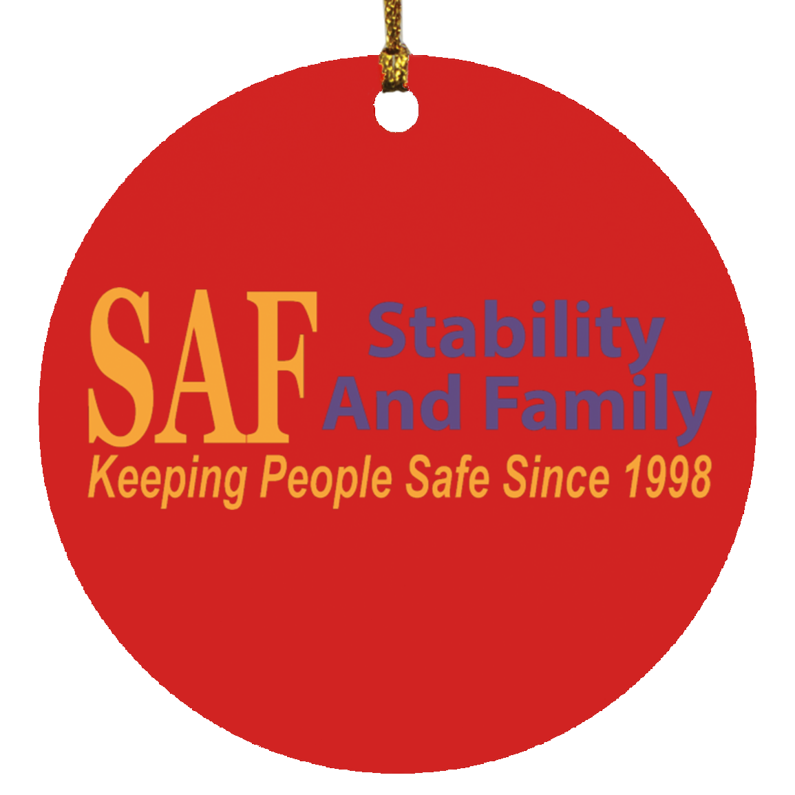 SAF - Circle Ornament