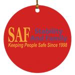 SAF - Circle Ornament