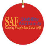 SAF - Circle Ornament
