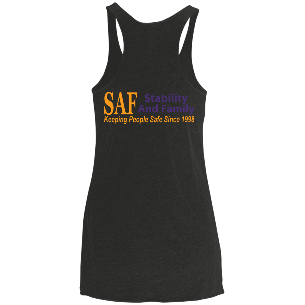 SAF - Ladies' Triblend Racerback Tank