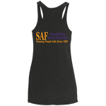 SAF - Ladies' Triblend Racerback Tank