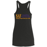 SAF - Ladies' Triblend Racerback Tank