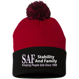 SAF - Pom Pom Knit Cap