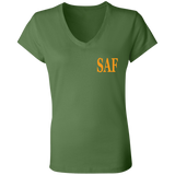 SAF - Ladies' Jersey V-Neck T-Shirt