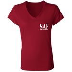 SAF - Ladies' Jersey V-Neck T-Shirt