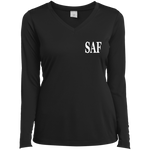 SAF - Ladies’ Long Sleeve Performance V-Neck Tee