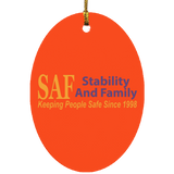 SAF - Oval Ornament