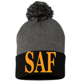 SAF - Pom Pom Knit Cap