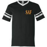 SAF - V-Neck Sleeve Stripe Jersey