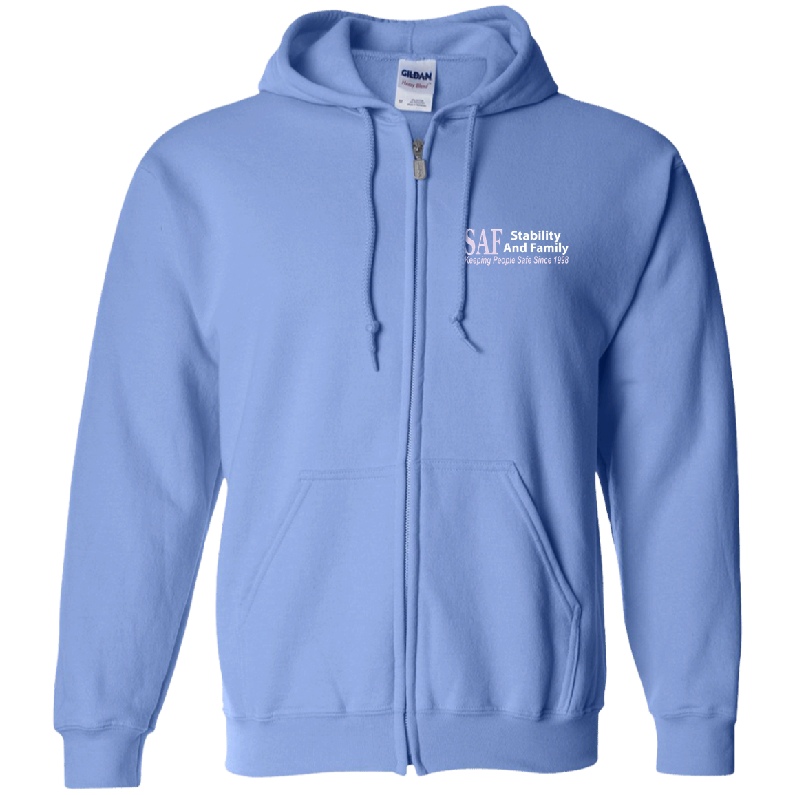 SAF - Zip Up Hooded Sweatshirt