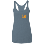 SAF - Ladies' Triblend Racerback Tank