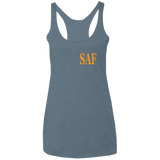 SAF - Ladies' Triblend Racerback Tank